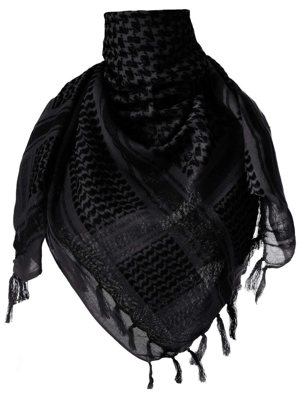 1835 100% Cotton Keffiyeh Tactical Desert Scarf Military Arab Scarf Wrap